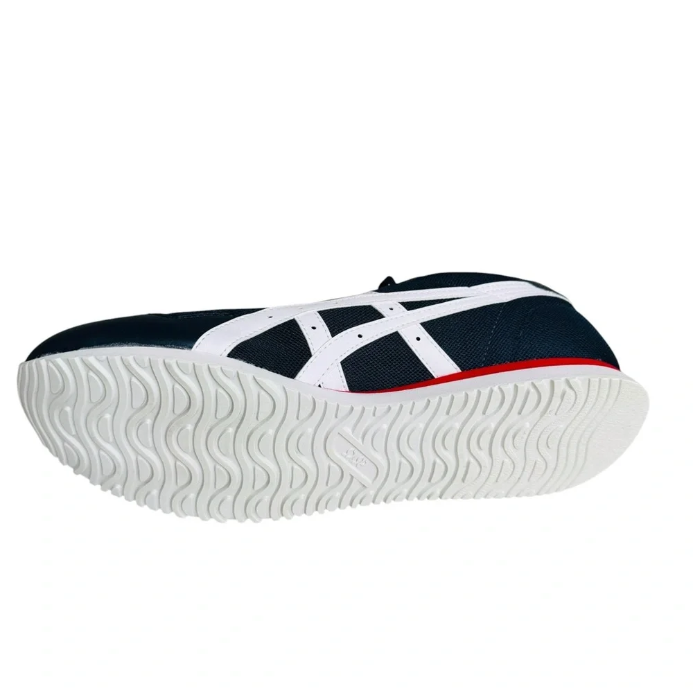 ASICS Tiger Runner Sneakers Men’s US 11.5 Navy White Red Ortholite